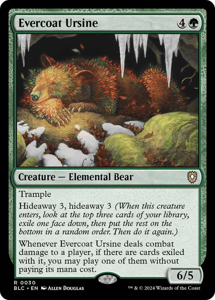 Evercoat Ursine [Bloomburrow Commander] | D20 Games