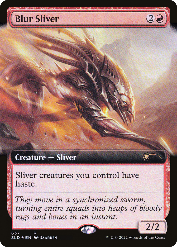 Blur Sliver (Extended Art) [Secret Lair Drop Promos] | D20 Games