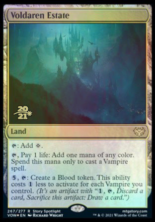 Voldaren Estate [Innistrad: Crimson Vow Prerelease Promos] | D20 Games