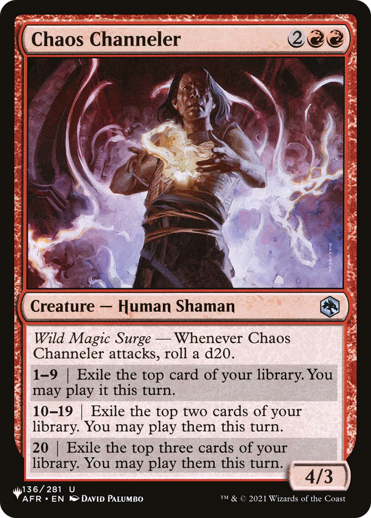 Chaos Channeler [The List] | D20 Games
