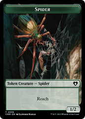 Spirit (0039) // Spider Double-Sided Token [Commander Masters Tokens] | D20 Games