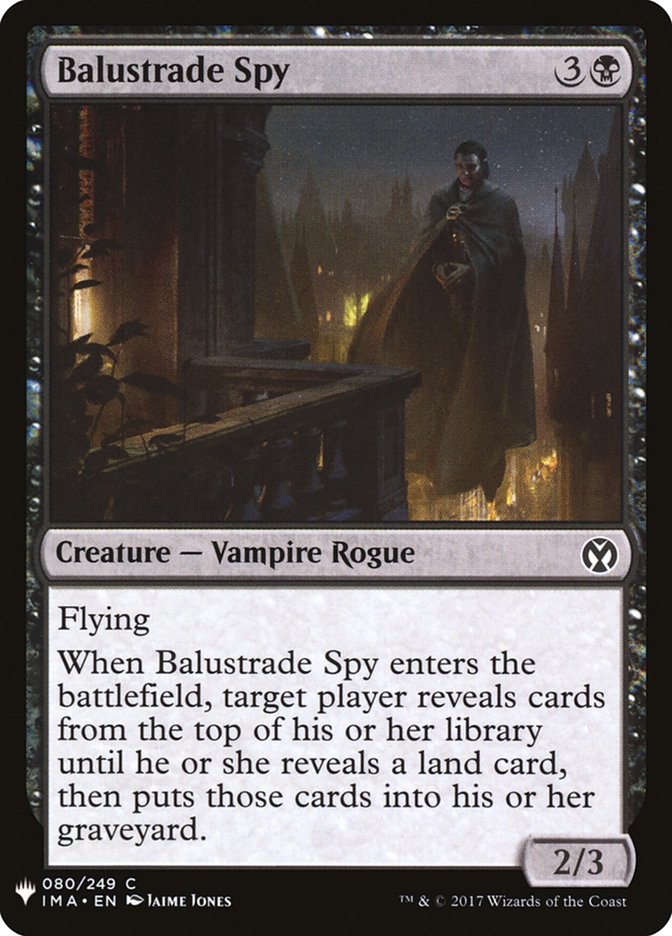 Balustrade Spy [Mystery Booster] | D20 Games