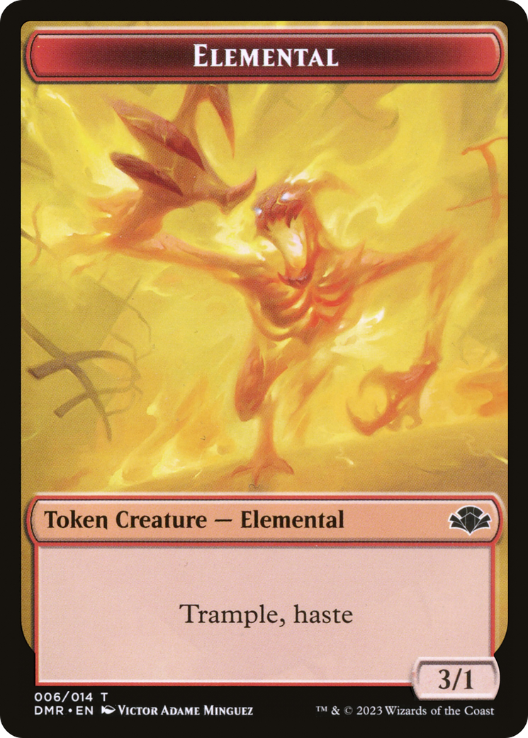 Elemental Token [Dominaria Remastered Tokens] | D20 Games