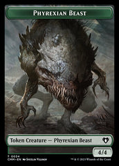 Eldrazi Scion // Phyrexian Beast Double-Sided Token [Commander Masters Tokens] | D20 Games