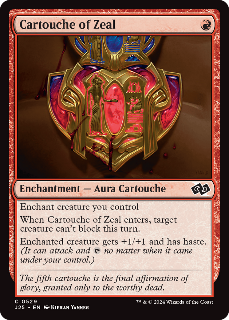 Cartouche of Zeal [Foundations Jumpstart] | D20 Games