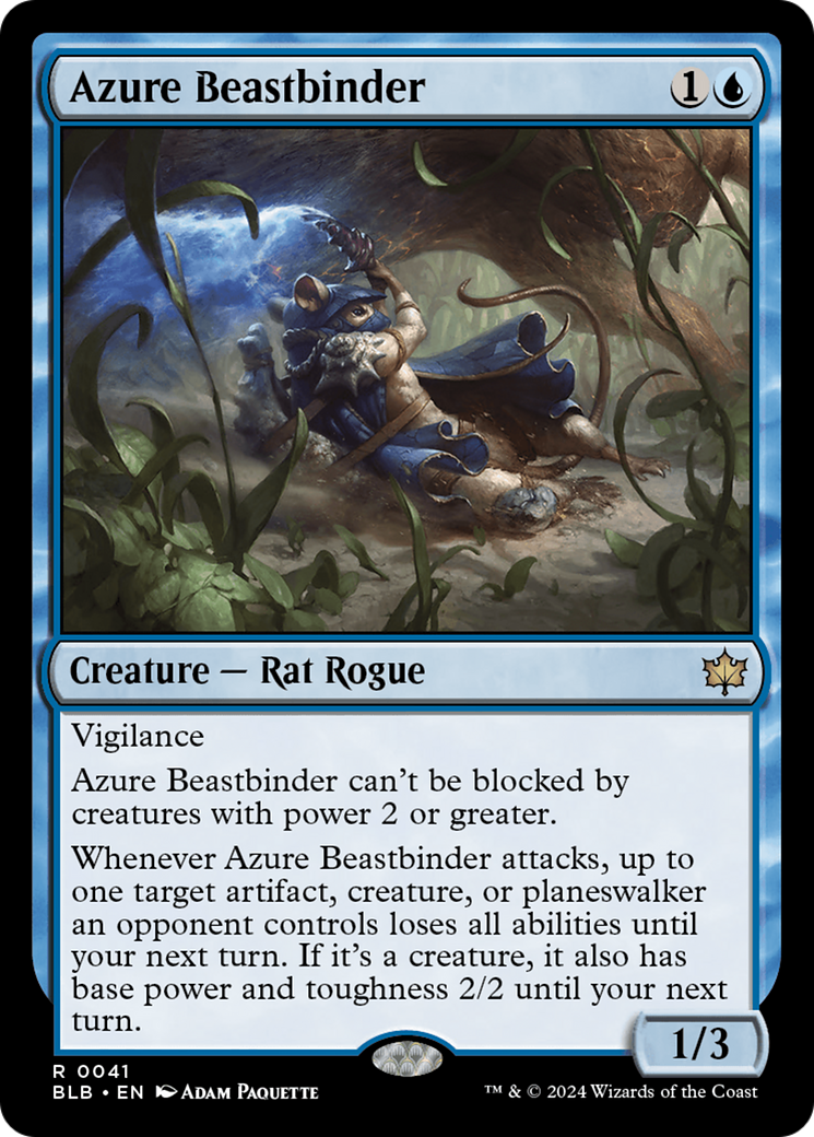 Azure Beastbinder [Bloomburrow] | D20 Games