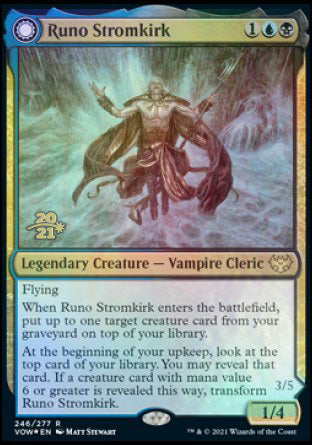 Runo Stromkirk // Krothuss, Lord of the Deep [Innistrad: Crimson Vow Prerelease Promos] | D20 Games