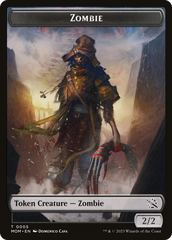 Treasure (21) // Zombie Double-Sided Token [March of the Machine Tokens] | D20 Games