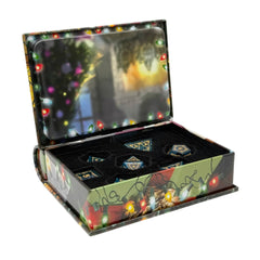Holiday Orc Mystery Gemstone or Glass Dice Set with Premium Holiday Book Tin: Single | D20 Games