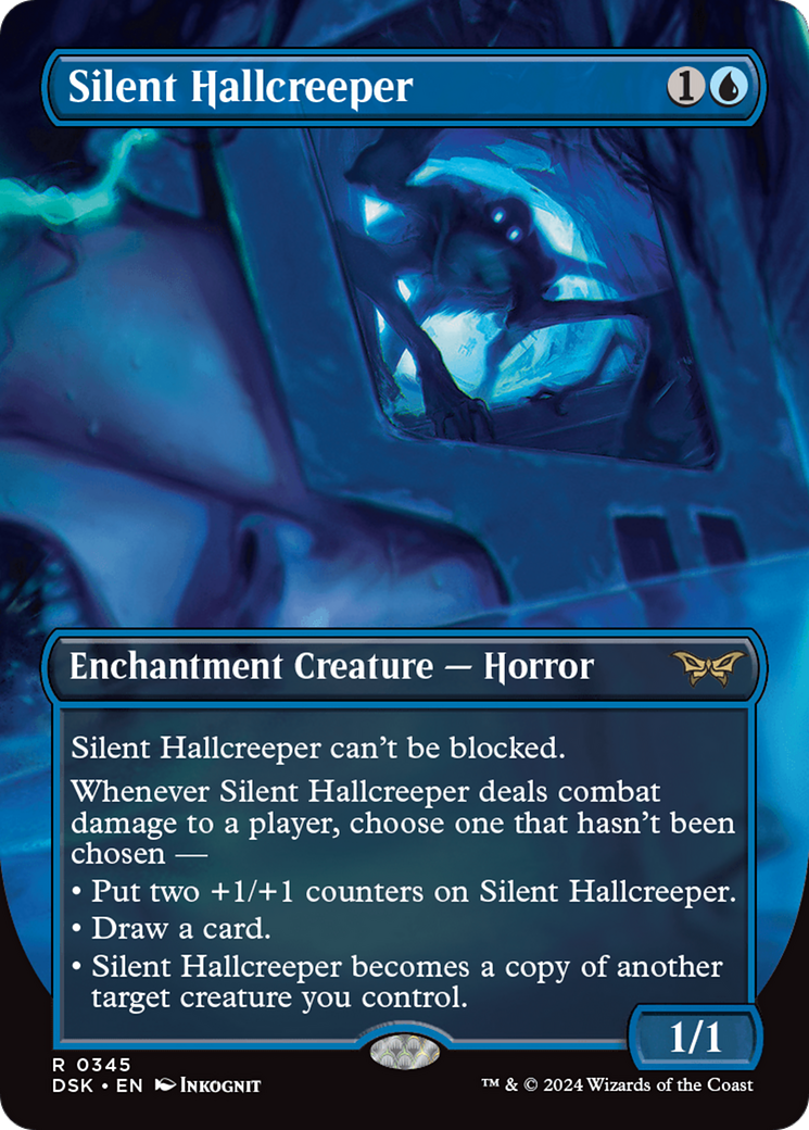 Silent Hallcreeper (Borderless) [Duskmourn: House of Horror] | D20 Games