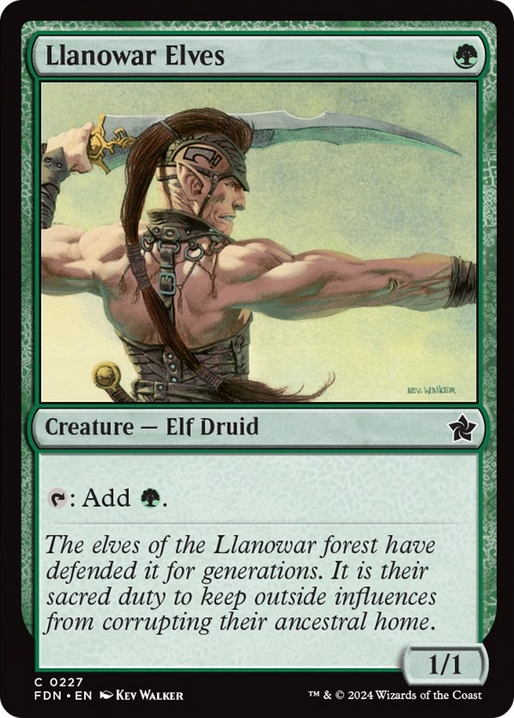 Llanowar Elves [Foundations] | D20 Games