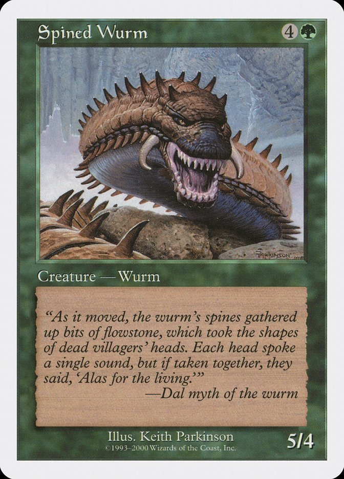 Spined Wurm [Media Promos] | D20 Games