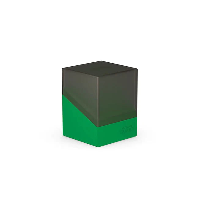 Ultimate Guard Boulder 100+ Synergy Deck Box - Black/Green | D20 Games