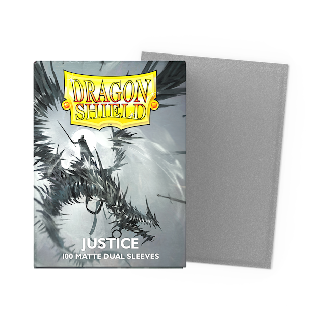 Dragon Shield Dual Matte Sleeves - Dual Justice | D20 Games