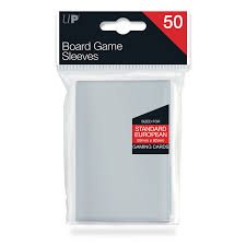 Ultra Pro Board Game Sleeves - Translucent Standard European | D20 Games