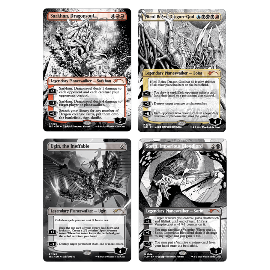 Magic the Gathering Secret Lair - More Borderless Planeswalkers Traditional Foil Edition | D20 Games