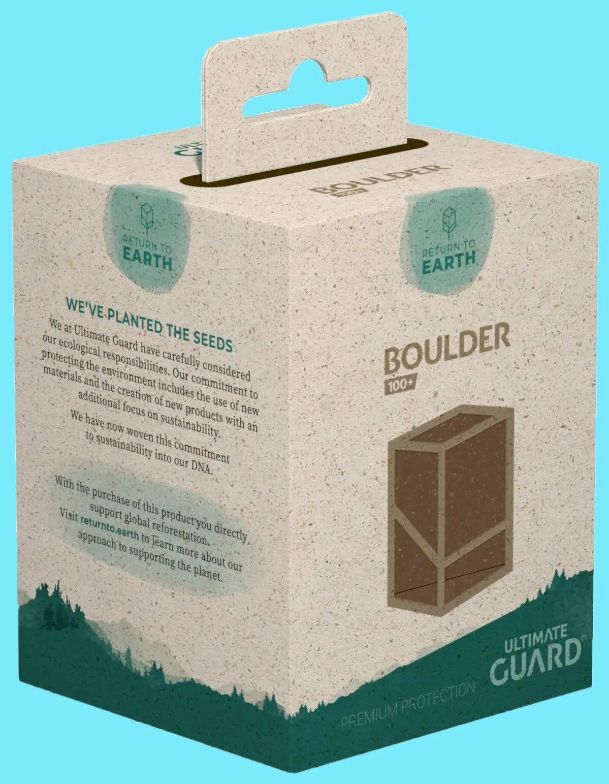Ultimate Guard Boulder 100+ Return to Earth Deck Box - Brown | D20 Games