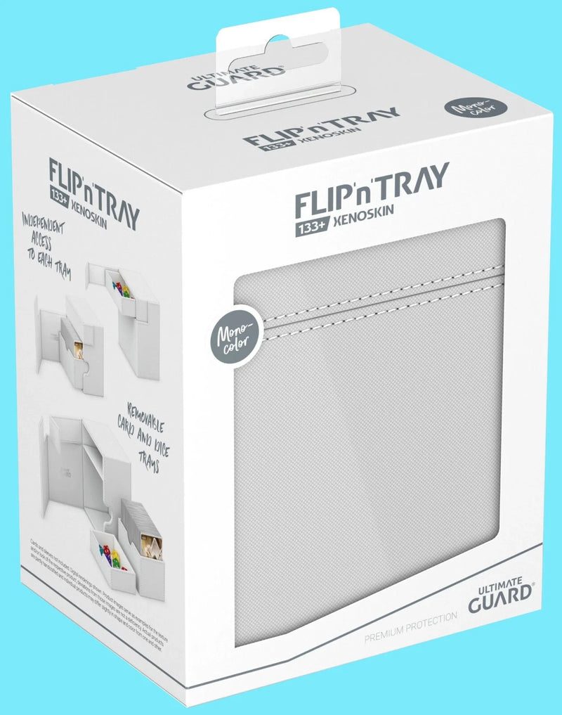 Twin Flip`n`Tray - White (Holds 133+) - Ultimate Guard Deck Boxes