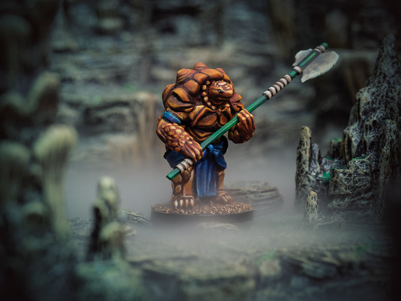 Norse Foundry - Tlah-Loke - Turtlefolk Medium Armour 28mm Miniature by Adventures & Advesaries