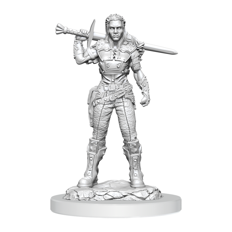 D&D NOLZUR'S MARVELOUS MINIATURES: ORC FIGHTER FEMALE