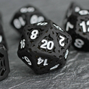 Venomous Web Forged 7-Piece Metal Dice Set