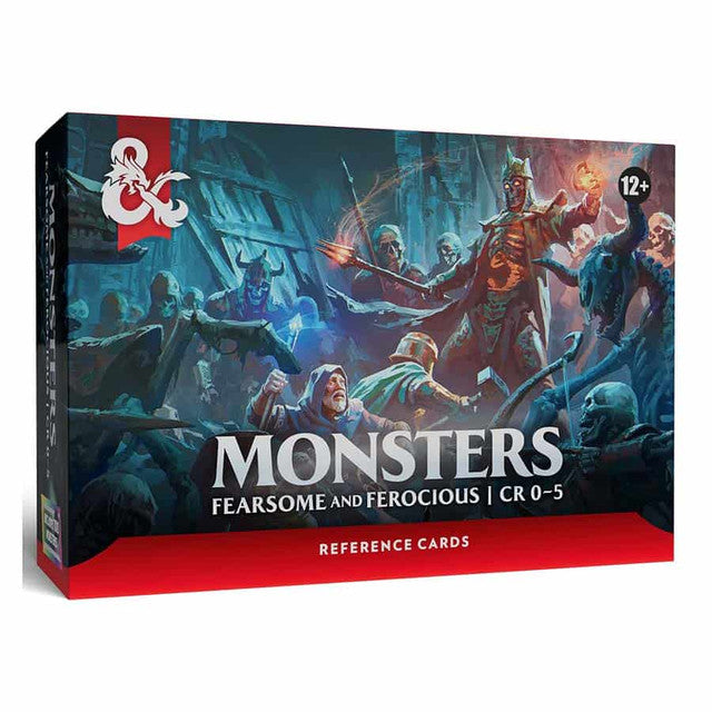 D&D Reference Cards: Monsters (Fearsome and Ferocious)