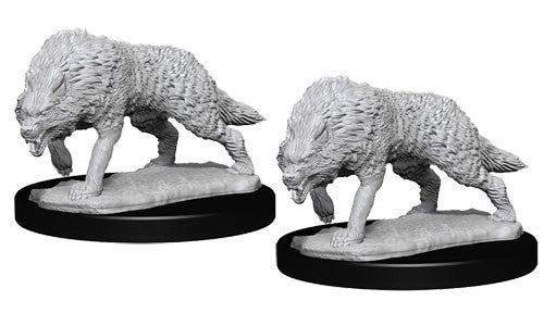 Wizkids Deep Cuts Unpainted Minis: W7 Timber Wolf | D20 Games