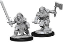 Deep Cuts Pathfinder Unpainted Miniatures Female Dwarf Barbarian