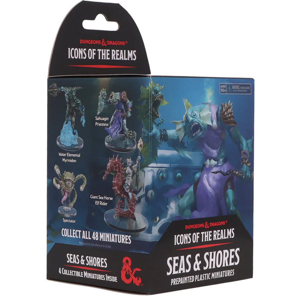 Dungeons and Dragons Icons of the Realms Pre-Painted Plastic Figures - Sea & Shores | D20 Games