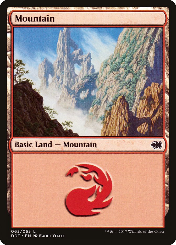 Mountain (63) [Duel Decks: Merfolk vs. Goblins] | D20 Games