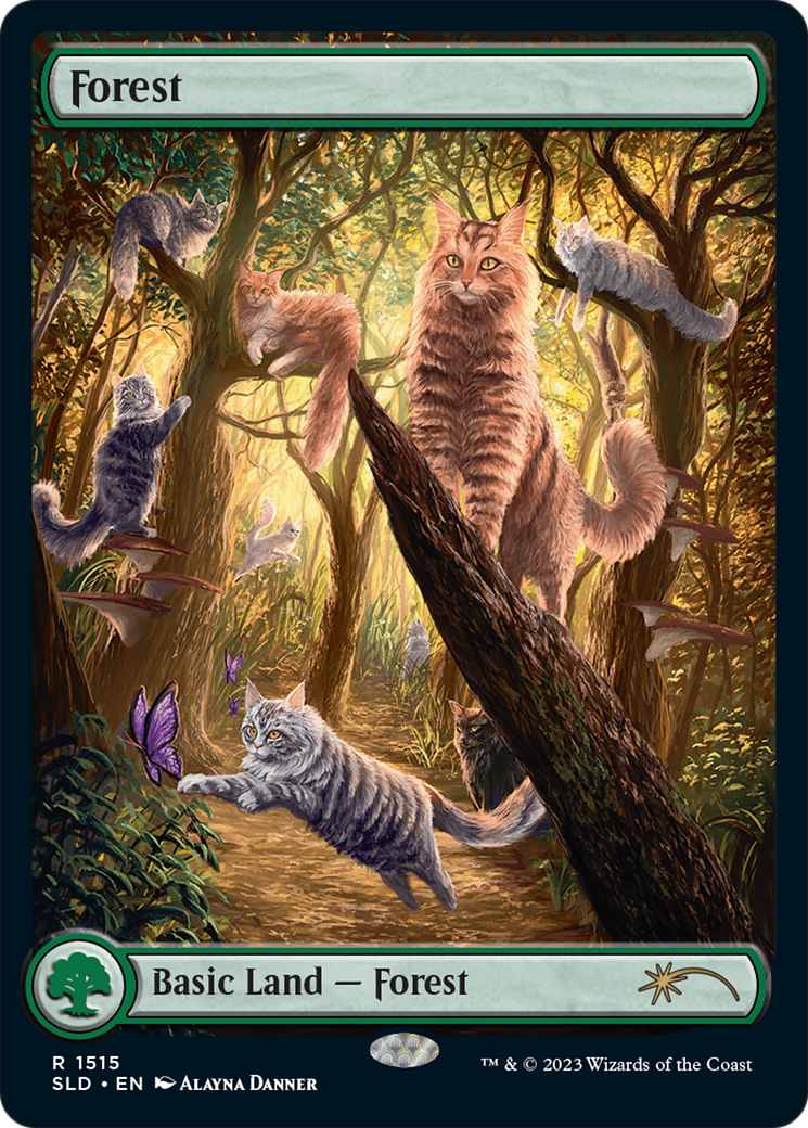 Forest (1515) [Secret Lair Commander Deck: Raining Cats and Dogs] | D20 Games