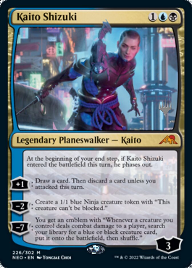 Kaito Shizuki (Promo Pack) [Kamigawa: Neon Dynasty Promos] | D20 Games