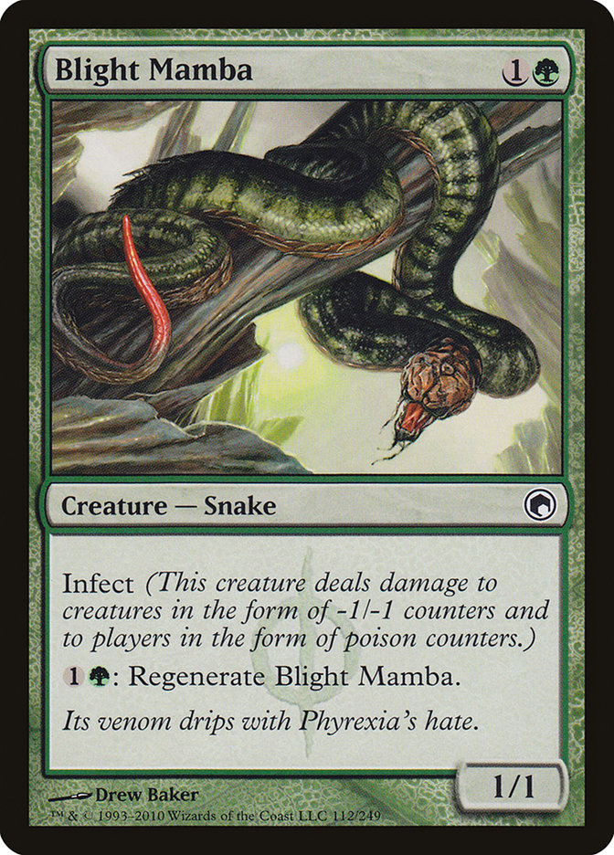 Blight Mamba [Scars of Mirrodin] | D20 Games