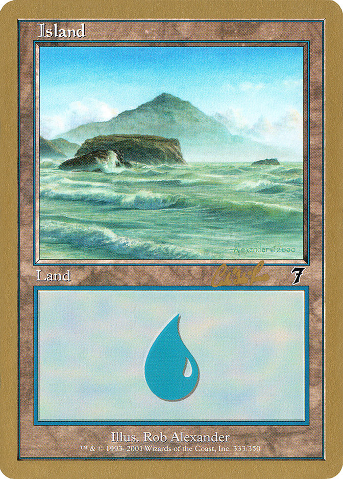 Island (cr333) (Carlos Romao) [World Championship Decks 2002] | D20 Games