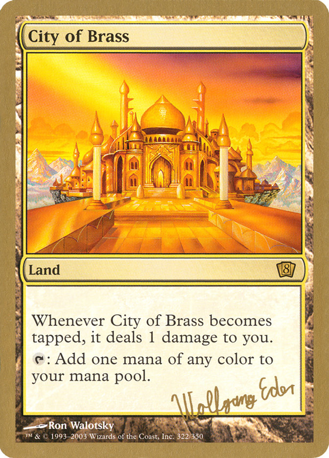 City of Brass (Wolfgang Eder) [World Championship Decks 2003] | D20 Games