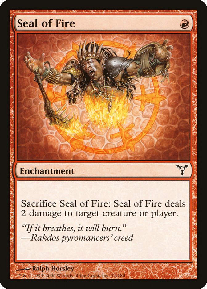 Seal of Fire [Dissension] | D20 Games