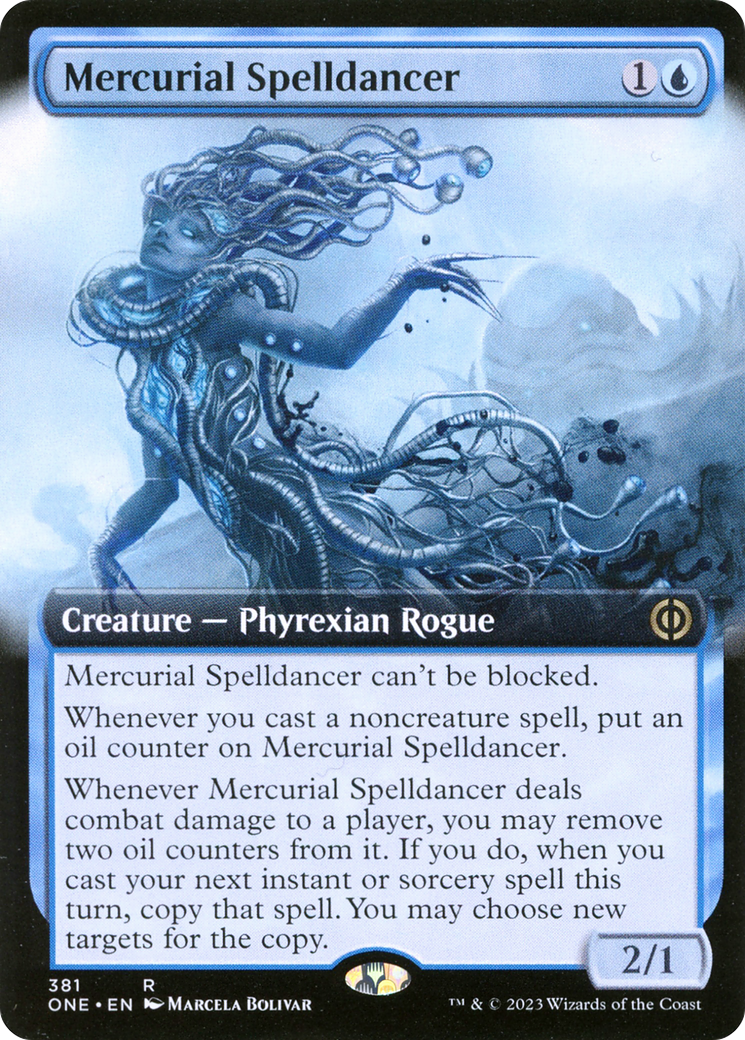 Mercurial Spelldancer (Extended Art) [Phyrexia: All Will Be One] | D20 Games