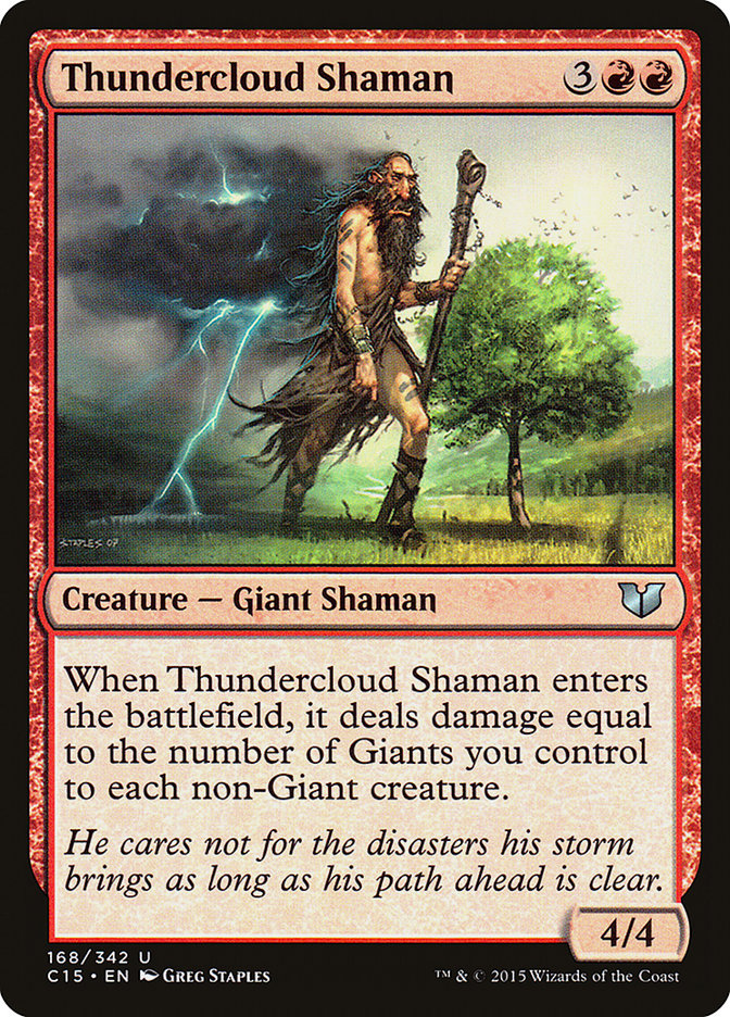 Thundercloud Shaman [Commander 2015] | D20 Games