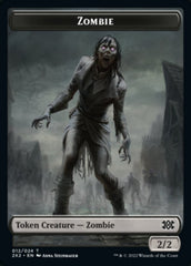 Zombie // Vampire Double-sided Token [Double Masters 2022 Tokens] | D20 Games