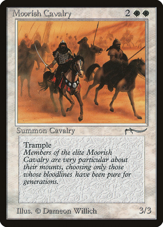 Moorish Cavalry (Light Mana Cost) [Arabian Nights] | D20 Games