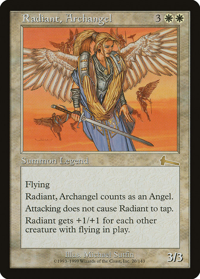 Radiant, Archangel [Urza's Legacy] | D20 Games