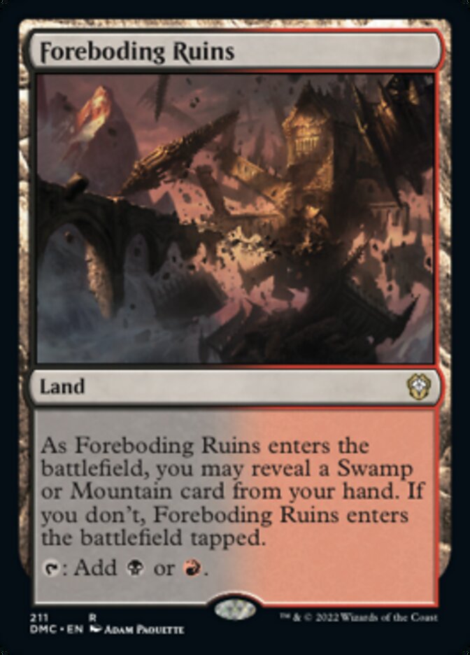 Foreboding Ruins [Dominaria United Commander] | D20 Games