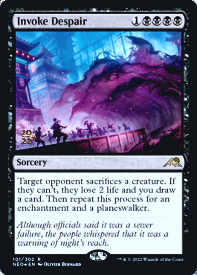 Invoke Despair [Kamigawa: Neon Dynasty Prerelease Promos] | D20 Games