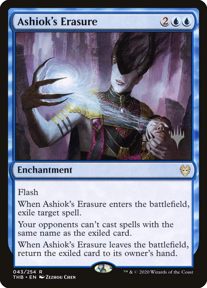 Ashiok's Erasure (Promo Pack) [Theros Beyond Death Promos] | D20 Games