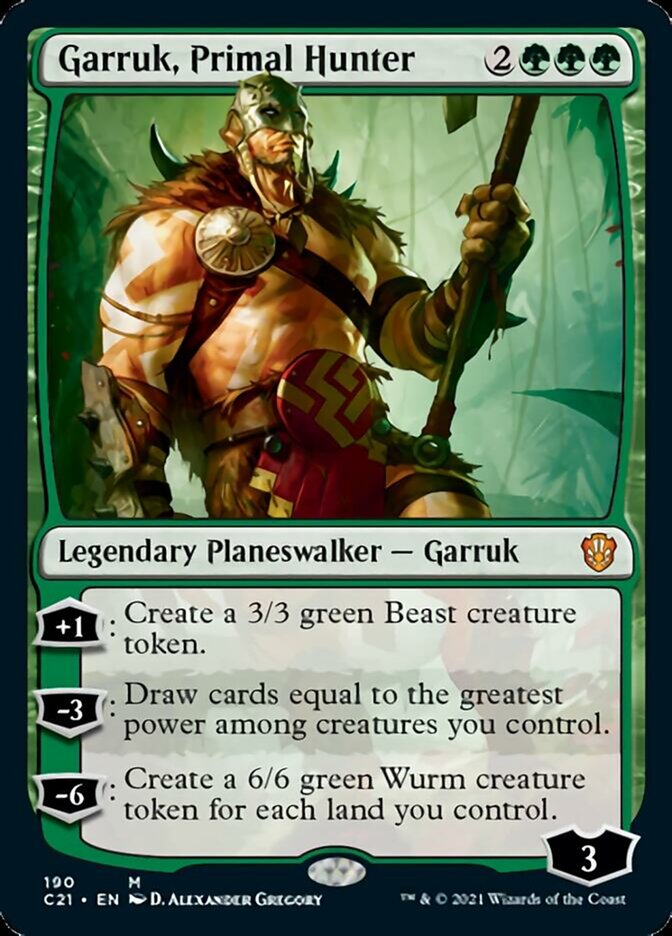 Garruk, Primal Hunter [Commander 2021] | D20 Games