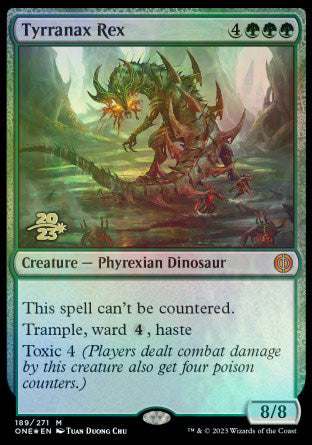 Tyrranax Rex [Phyrexia: All Will Be One Prerelease Promos] | D20 Games