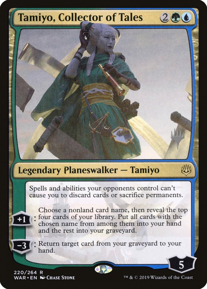 Tamiyo, Collector of Tales (Promo Pack) [War of the Spark Promos] | D20 Games