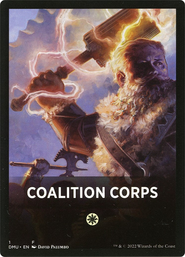 Coalition Corps Theme Card [Dominaria United Tokens] | D20 Games