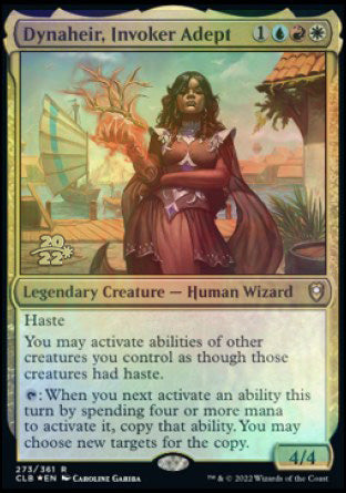 Dynaheir, Invoker Adept [Commander Legends: Battle for Baldur's Gate Prerelease Promos] | D20 Games