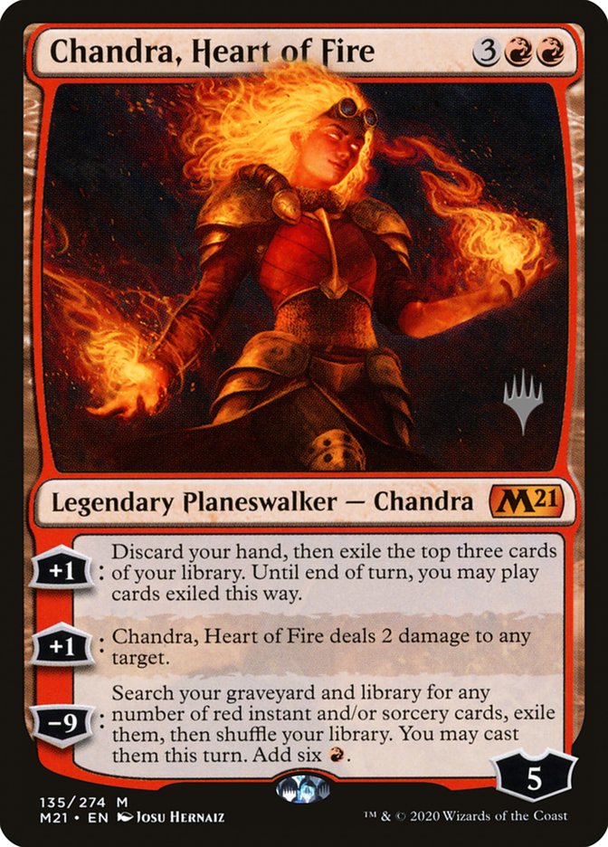 Chandra, Heart of Fire (Promo Pack) [Core Set 2021 Promos] | D20 Games